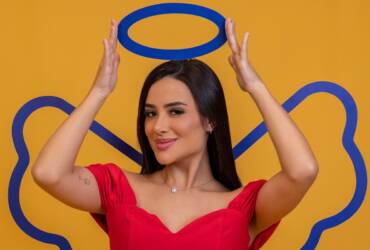 Jordana como anjo bbb