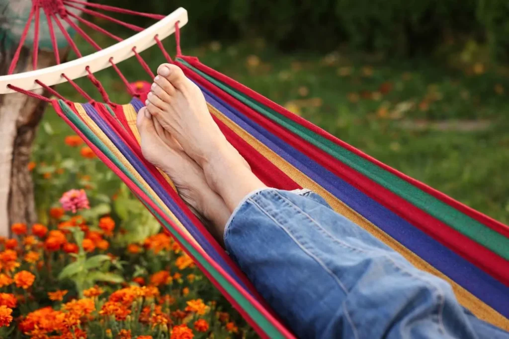Pessoa relaxando