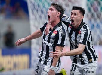 San Lorenzo x Santos ao vivo: saiba onde assistir, horário e tudo sobre o duelo pela Sul-Americana. Imagem: Raul Baretta/Santos FC
