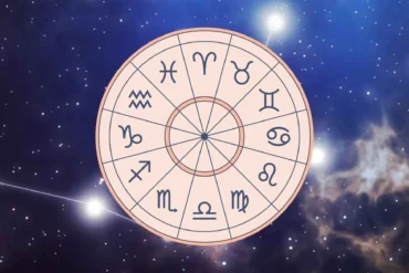 Signos do zodíaco em um fundo astrologico