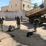 Prefeitura de Cuiabá intensifica mutirão de tapa-buracos em diversos bairros