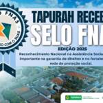Tapurah conquista Selo FNAS 2025 por excelência na gestão de recursos da assistência social