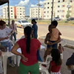Ação itinerante em Sinop aplica 219 vacinas e realiza pesagem do Bolsa Família no Nico Baracat