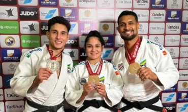 Judô conquista sete medalhas para o Brasil no Grand Slam de Astana