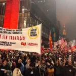 Protesto na Avenida Paulista cobra fim da escala 6×1
