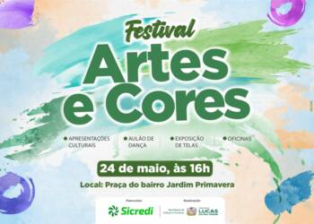 1º Festival Artes e Cores de 2026 chega ao Jardim Primavera neste domingo (24)