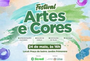 1º Festival Artes e Cores de 2026 chega ao Jardim Primavera neste domingo (24)