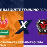 Basquete: TV Brasil transmite Unimed Campinas x Sesi Araraquara neste domingo (3)