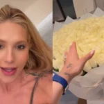 Virginia Fonseca recebe buquê gigante em Dubai e revela autor do presente