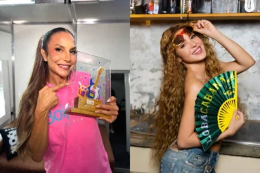 Shakira e Ivete Sangalo são vistas juntas em ensaio no Rio e levantam rumores de participação especial