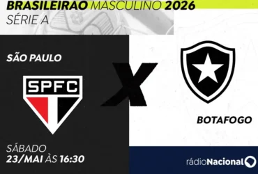 Brasileirão: Rádio Nacional transmite São Paulo e Botafogo em confronto decisivo neste sábado