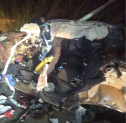 Grave acidente na MT-249, em São José do Rio Claro, envolve ônibus escolar de Gaúcha do Norte e deixa dois mortos