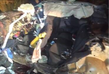 Grave acidente na MT-249, em São José do Rio Claro, envolve ônibus escolar de Gaúcha do Norte e deixa dois mortos