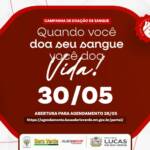 Agendamento para a Campanha de Doação de Sangue começa nesta quinta-feira (28)
