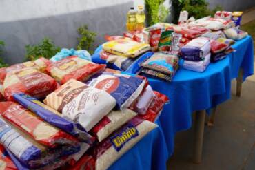 Além do palco Secretaria de Cultura destina alimentos arrecadados em Mostra de Dança à entidade social