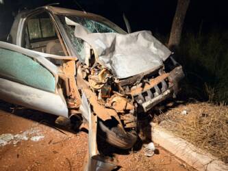Caminhoneiro filmou momentos antes da colisão; condutor da Strada ficou gravemente ferido
