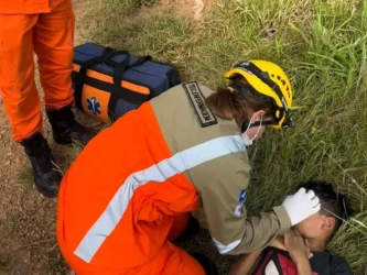 Criança ferida por anzol é socorrida em Lucas do Rio Verde