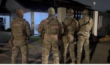 Agentes da CORE da Polícia Civil