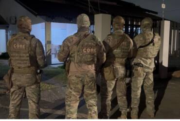 Agentes da CORE da Polícia Civil