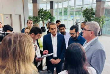 CPI da Saude inspeciona Hospital Central com TCE e ALMT