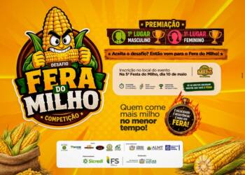 Cinco minutos para virar fera concurso da 5ª Festa do Milho premiará quem comer mais milho cozido