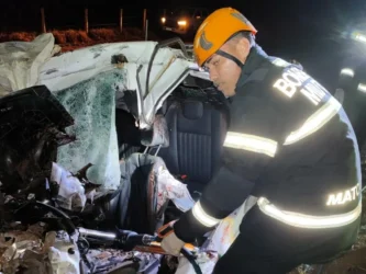 Corpo de Bombeiros faz desencarceramento após acidente na MT-130