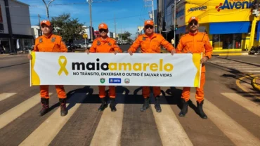 Maio Amarelo mobiliza Corpo de Bombeiros em Mato Grosso