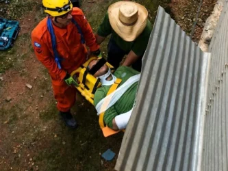 Queda em silo deixa trabalhador ferido em Lucas do Rio Verde