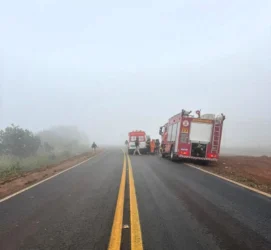 Acidente na BR-070 em Primavera do Leste deixa três feridos
