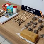 Polícia Militar apreende drogas e prende dupla por tráfico durante operação em Tapurah