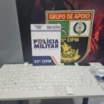 Polícia Militar prende dupla e apreende quase 200 porções de drogas destinadas a caminhoneiros em Várzea Grande
