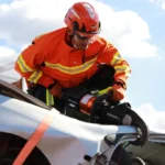 Acidente na Estrada da Guia mobiliza helicóptero e equipes de resgate após vítimas ficarem presas em ferragens