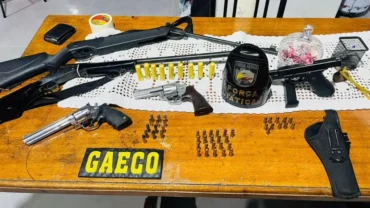 Força Tática apreende armas e munições em Sinop durante operação