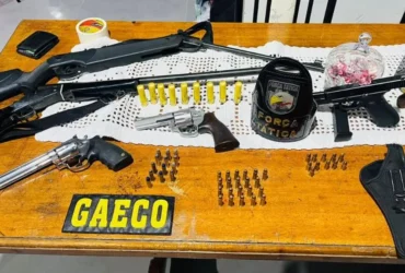 Força Tática apreende armas e munições em Sinop durante operação