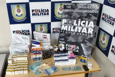 Contrabando de medicamentos leva dois à prisão em Chapada