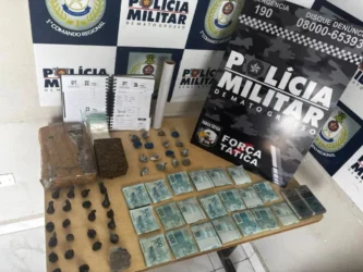 Força Tática apreende drogas e R$ 20 mil em Cuiabá