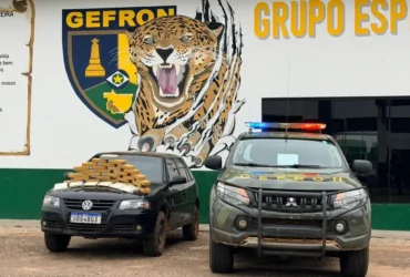 Gefron apreende 28 kg de drogas em Porto Esperidião