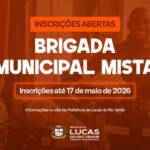 Inscrições abertas para Brigada Municipal Mista