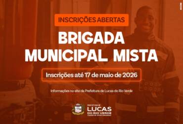 Inscrições abertas para Brigada Municipal Mista