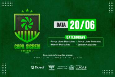 Inscrições abertas para Copa Sicredi de Futebol 7