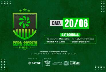 Inscrições abertas para Copa Sicredi de Futebol 7