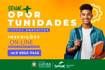 Lucas do Rio Verde abre inscrições para cursos gratuitos em áreas de beleza, gastronomia e liderança