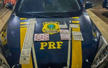 Motorista é flagrado com anfetaminas transportadas ilegalmente durante fiscalização da PRF em Mato Grosso