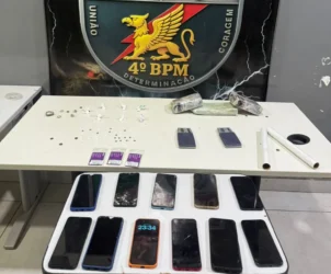 Drogas apreendidas em Várzea Grande