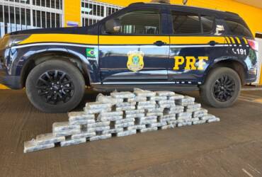 PRF apreende 60 tabletes de skunk escondidos em carga de madeira em Primavera do Leste