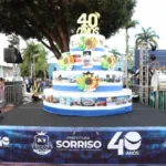 Sorriso celebra 40 anos com festa na Praça da Juventude e bolo para 5 mil pessoas