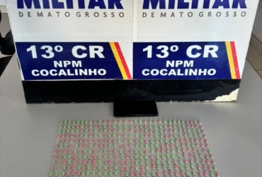 Passageira é presa com 465 comprimidos de ecstasy em Cocalinho