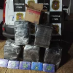 DHPP flagra transferência de fardos entre veículos e apreende 178 tabletes de maconha em Rondonópolis