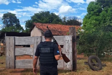 Polícia Civil realiza apreensão de arma de fogo e munições em Pedra Preta