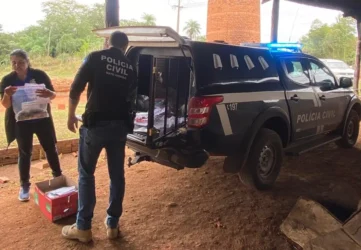 Polícia Civil incinera 60 quilos de entorpecentes em Poconé